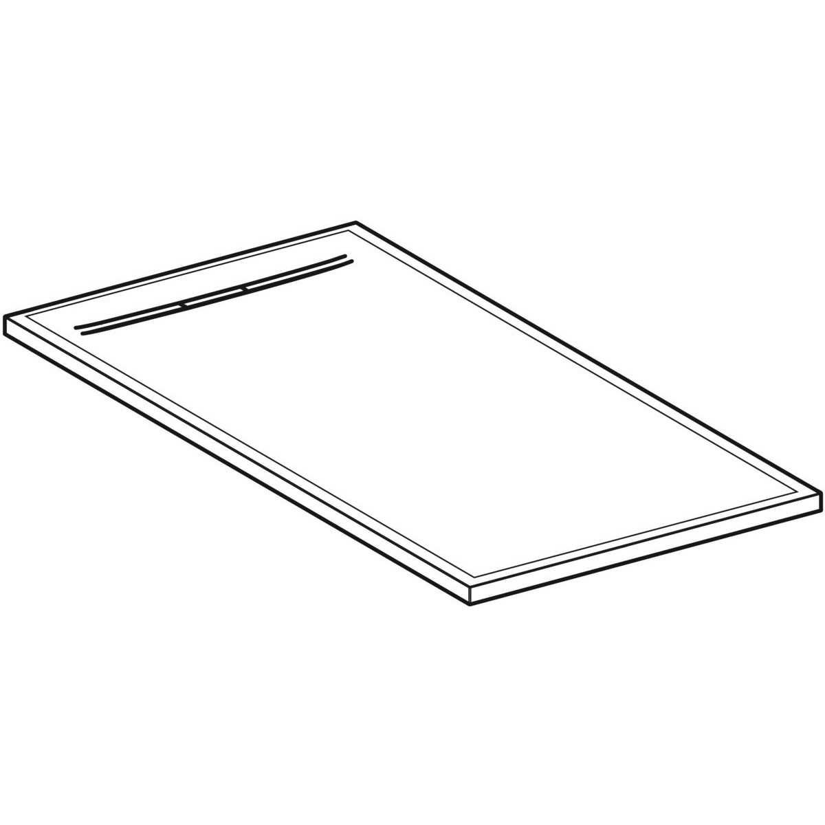 Tuš kada 100x90 grafitna Geberit Sestra 550.273.00.2 - Image 3