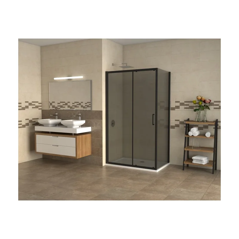 Klizna vrata 1100×1950 Concept Atlas Black Tonirano Staklo 6mm C-02-B4110